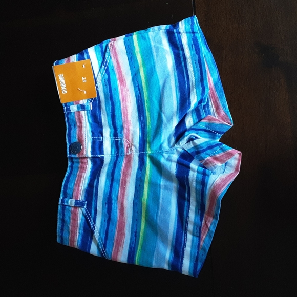 Gymboree Other - New Gymboree Colorful Stripe Shorts with Pockets NWT